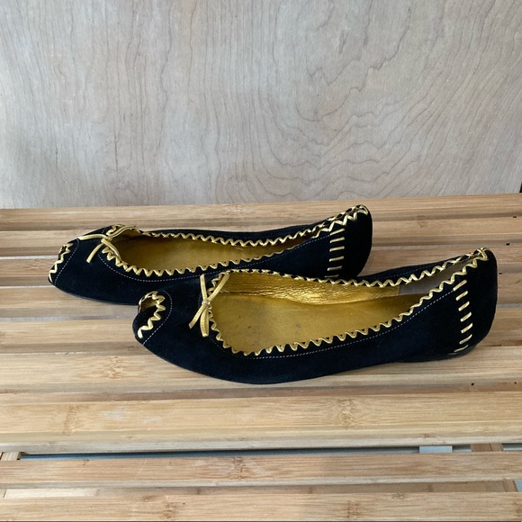 Prada Peep Toe Ballet Flats - Picture 5 of 11